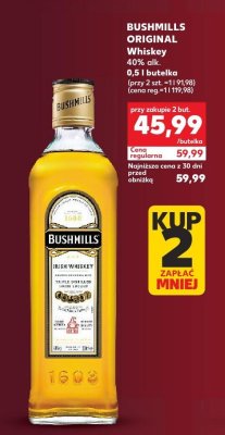 Whiskey Original irish 0,5 l promocja w Kaufland