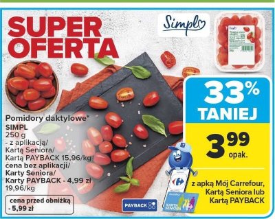 Pomidory promocja w Carrefour Market