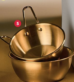 Zestaw 2 naczyń z uchwytami o śr. 14,5 cm i 17 cm promocja w Biedronka