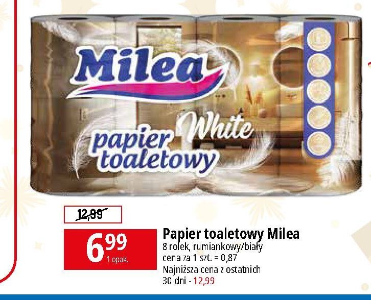 Papier toaletowy bia艂y MILEA promocja