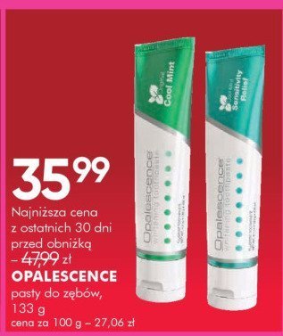 OPALESCENCE pasty do zębów, 133 g promocja w Super-Pharm