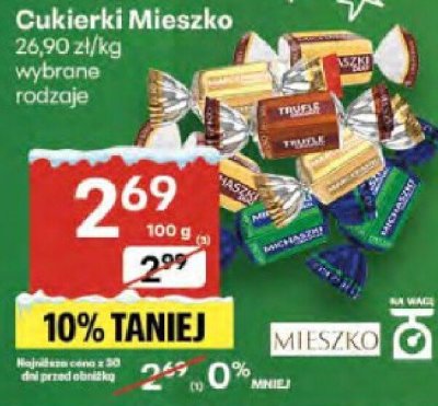 Cukierki promocja w Delikatesy Centrum