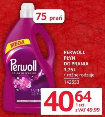 Płyn do prania Perwoll Color promocja w Selgros