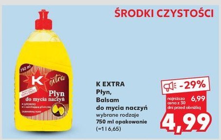 P艂yn do mycia naczy艅 lemon K extra promocja