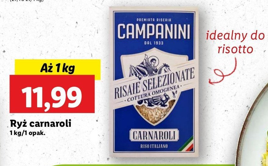 Ryż carnaroli Campanini promocja