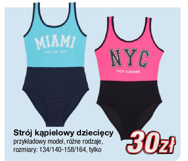 Strój kąpielowy dziecięcy promocja