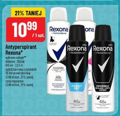 Antyperspirant Rexona aloe vera promocja w POLOmarket