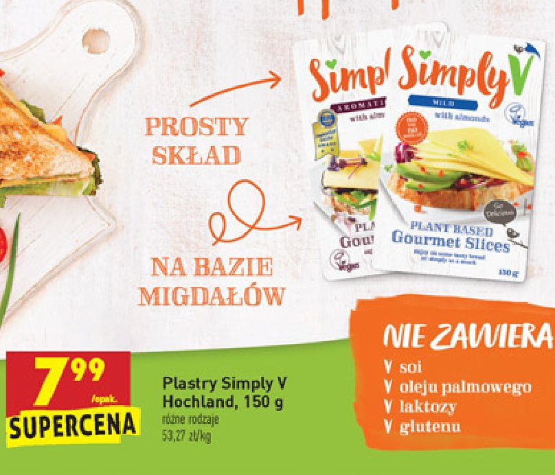 Ser wega艅ski aromatic Simply v promocja