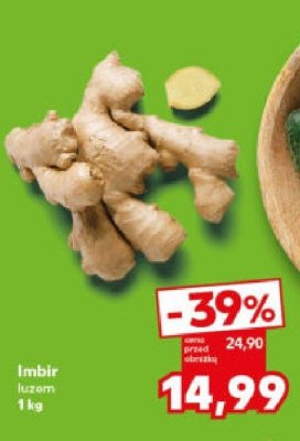Imbir luzem promocja w Kaufland
