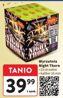 Wyrzutnia Night Thorn 25 strzałów kaliber 16 mm promocja w Intermarche