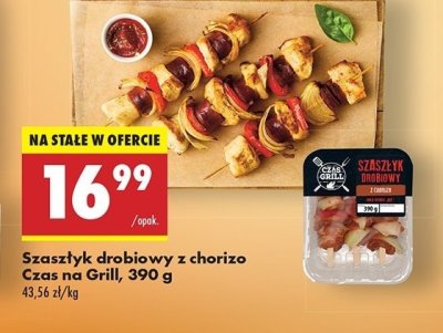 Szasz艂yk drobiowy z chorizo Czas na grill promocja