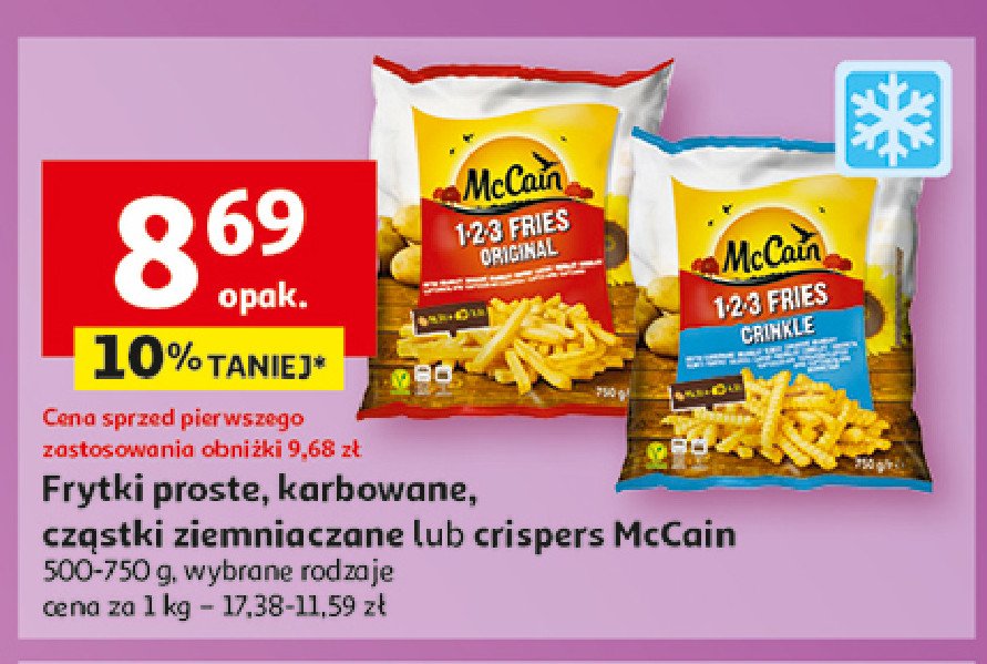 Frytki original Mccain 1-2-3 promocja