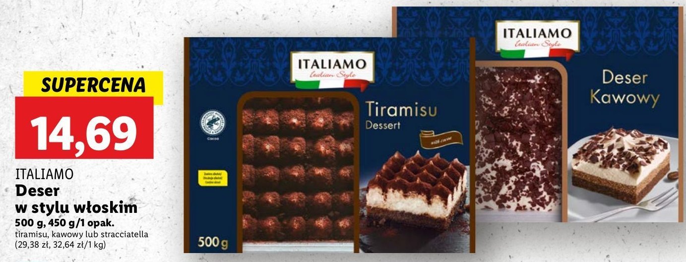 Deser stracciatella Italiamo promocja