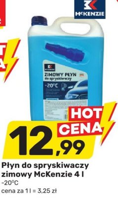 Płyn do spryskiwaczy zimowy McKenzie 4 l promocja w Bricomarche