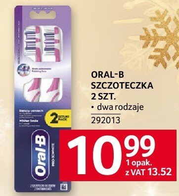 Szczoteczka Oral-B 2 szt. promocja w Selgros