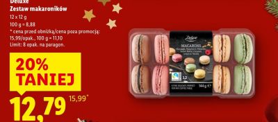 Makaroniki Deluxe Zestaw makaroników promocja w Lidl