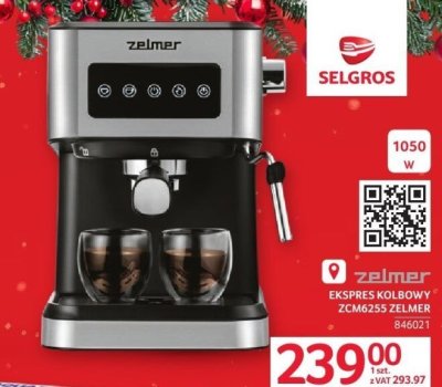 Ekspres kolbowy Zelmer ZCM6255 promocja w Selgros
