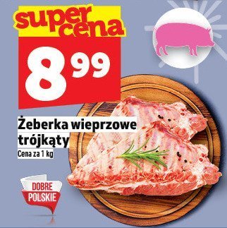 Żeberka wieprzowe trójkąty promocja w TOPAZ