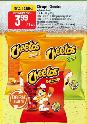Chrupki Cheetos różne rodzaje promocja w POLOmarket