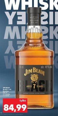 Whisky Jim Beam Black 7 YO Bourbon promocja w Kaufland
