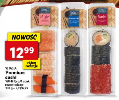 Sushi with norwegian salmon Vitasia japan promocja