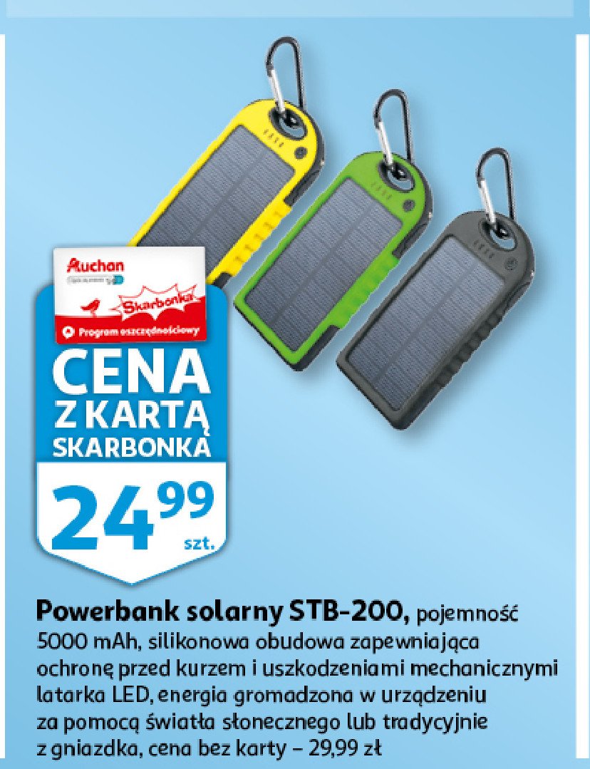 Powerbank solarny stb-200 Forever promocja