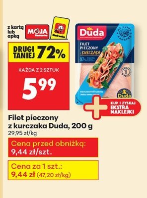 Filet pieczony z kurczaka  promocja w Biedronka
