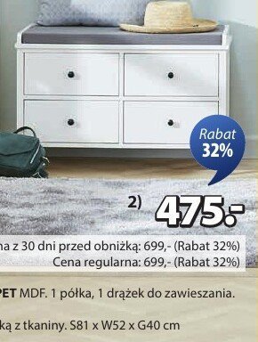 Ławka TERPET promocja w Jysk
