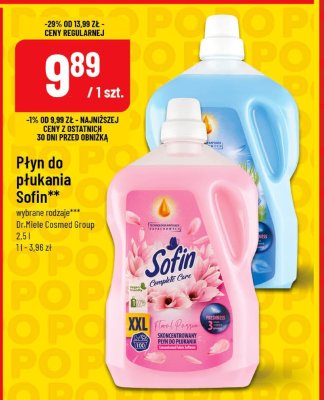 Płyn do płukania Sofin wybrane rodzaje Dr Miele Cosmed Group promocja w POLOmarket