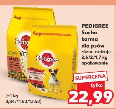 Karma dla psa wo艂owina dr贸b Pedigree vital promocja