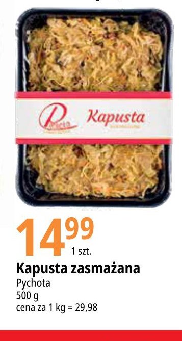 Kapusta zasma偶ana Pychota promocja