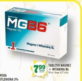 Tabletki magnez + b6 suplement diety MGB6 promocja