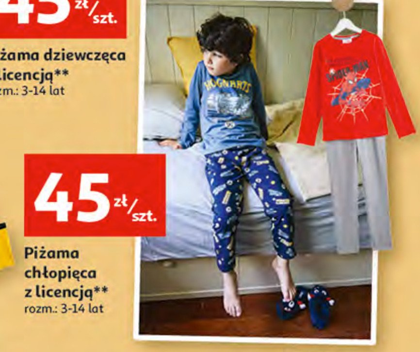 Piżama chłopięca spiderman 3-12 lat promocja