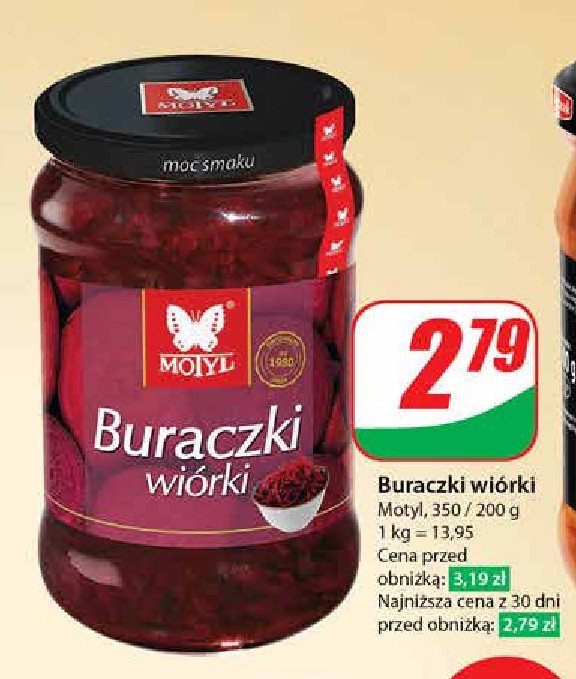 Buraczki wiórki Motyl promocja