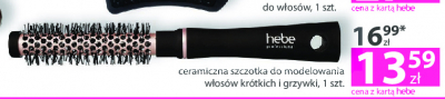 Szczotka do modelowania w艂os贸w kr贸tkich i grzywki Hebe professional promocja