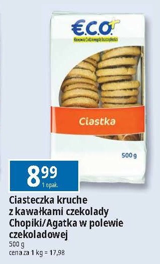 Ciastka chopiki Eco+ promocja