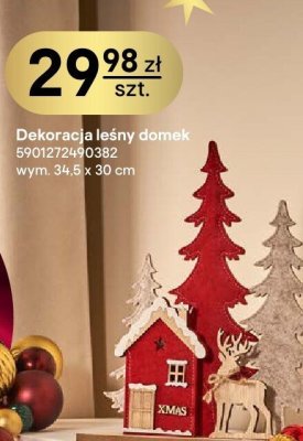 Dekoracja leśny domek promocja w Castorama