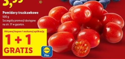 Pomidory truskawkowe promocja w Lidl