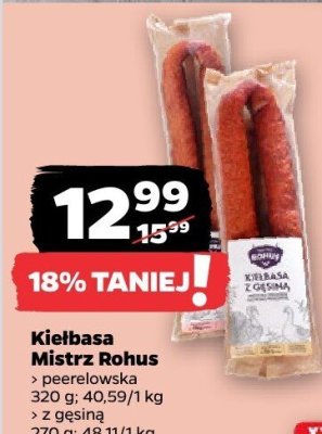 Kiełbasa z gęsiną promocja w Netto