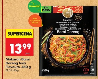 Makaron Bami Goreng Asia Flavours, 450 g promocja w Biedronka