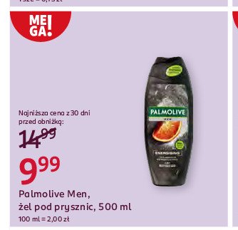 Żel pod prysznic energising Palmolive promocja w Rossmann