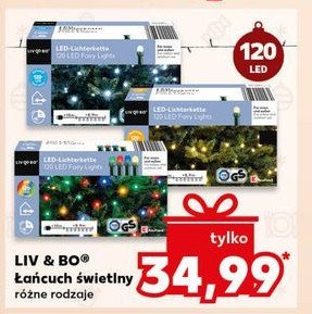 Łańcuch świetlny 120 led Liv & bo promocja w Kaufland