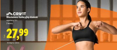 Biustonosz funkcyjny damski  promocja w Lidl