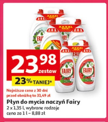 P艂yn do mycia naczy艅 lemon Fairy promocja