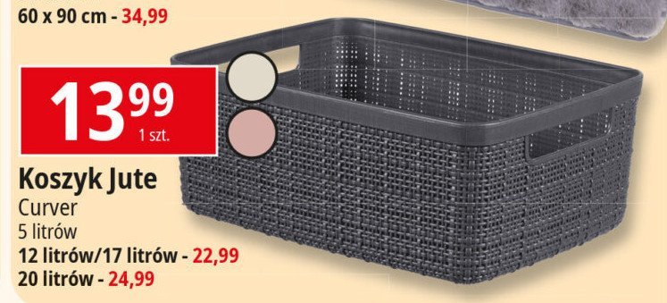Koszyk jute 17 l Curver promocja
