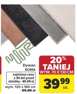 Dywan promocja w Carrefour