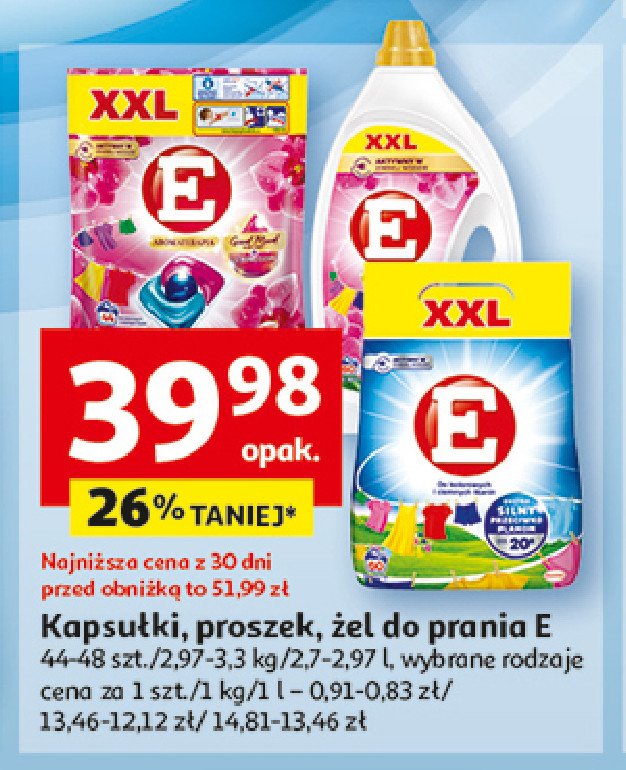 Kapsułki do prania koloru E aromatherapy promocja w Auchan