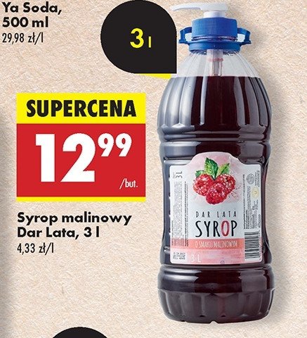 Syrop malinowy Dar lata promocja