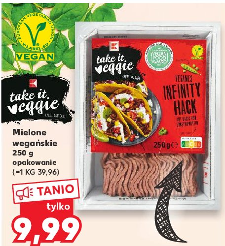 Mielone wega艅skie K-take it veggie promocja