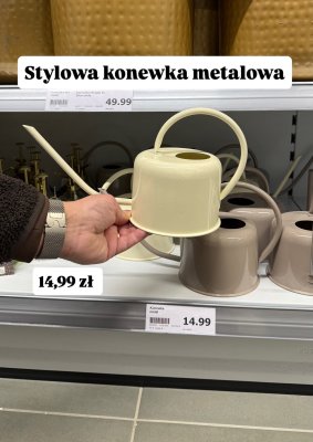 Konewka metalowa promocja w Action